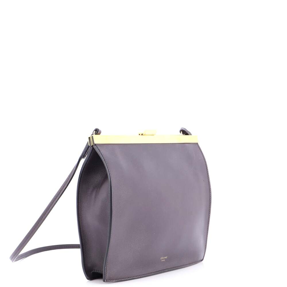 Celine Clasp Crossbody Bag Leather Mini #254832C78B - Picture 2 of 7